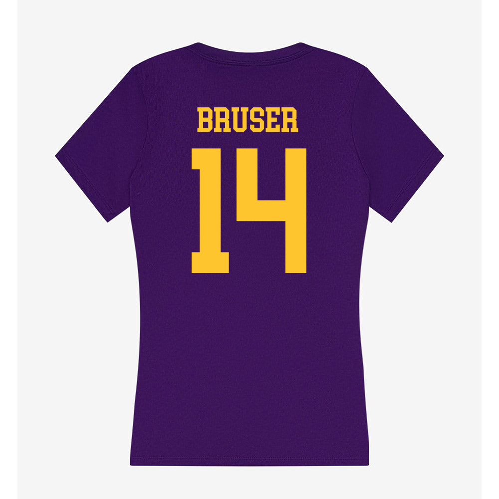 LSU - NCAA Women's Soccer : Annaleigh Bruser - Women's V-Neck T-Shirt-1