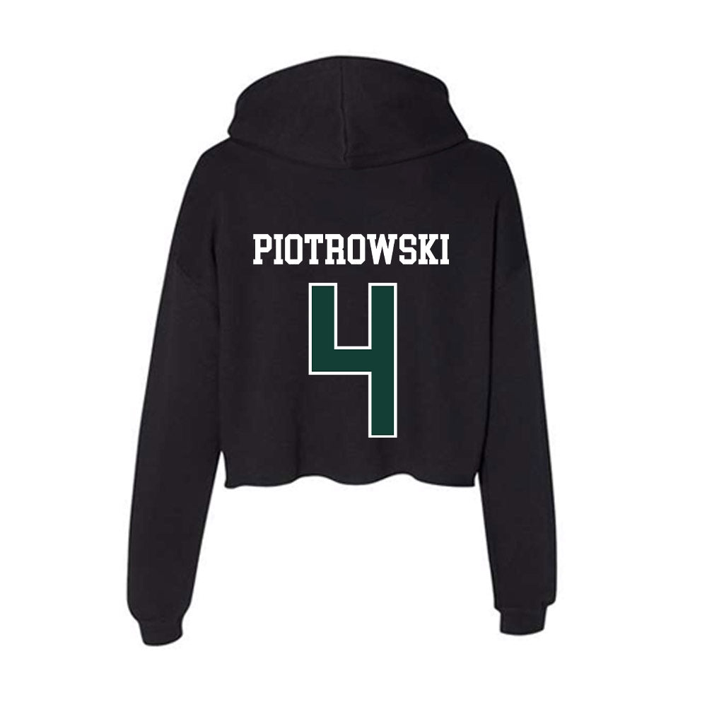 Michigan State - NCAA Women's Soccer : Sophia Piotrowski - Women's Crop Fleece Hoodie-1