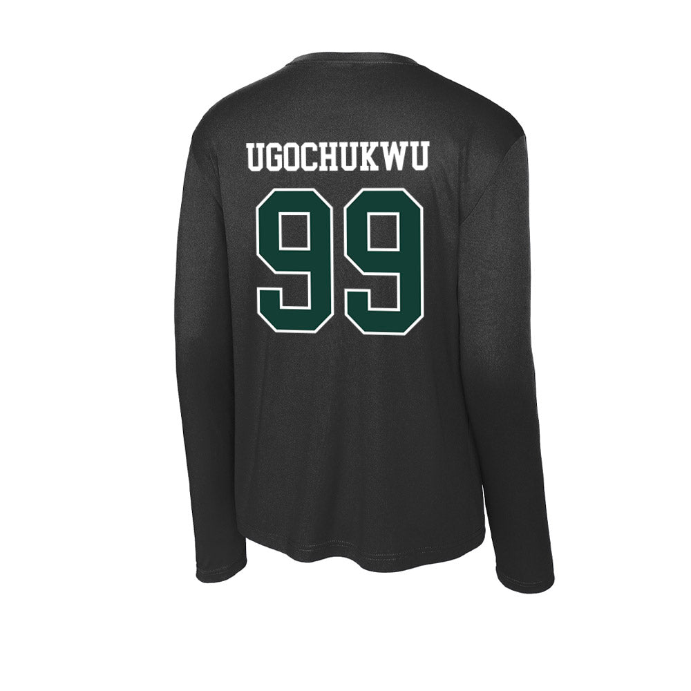 Michigan State - NCAA Men's Basketball : Divine-Collins Ugochukwu - Activewear Long Sleeve T-Shirt-1