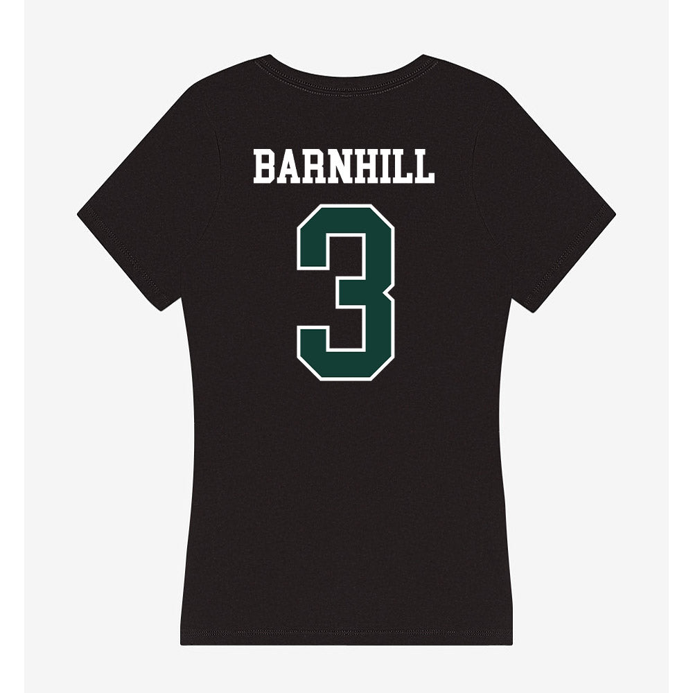 Michigan State - NCAA Men's Ice Hockey : Sean Barnhill - Women's V-Neck T-Shirt-1