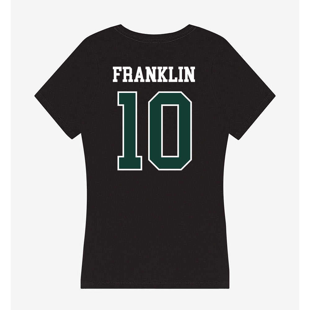 Michigan State - NCAA Softball : Kayla Franklin - Women's V-Neck T-Shirt-1