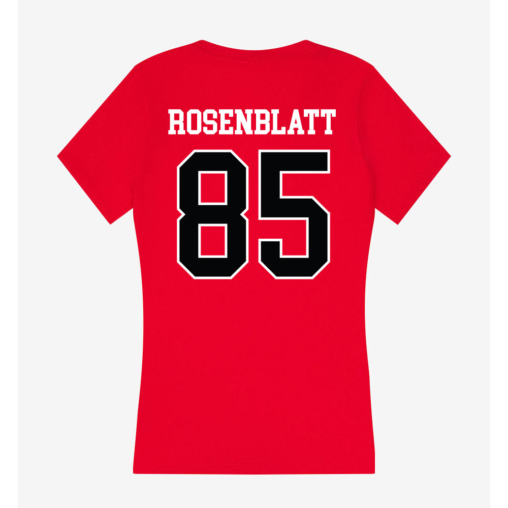 Rutgers - NCAA Football : Ben Rosenblatt - Women's V-Neck T-Shirt-1