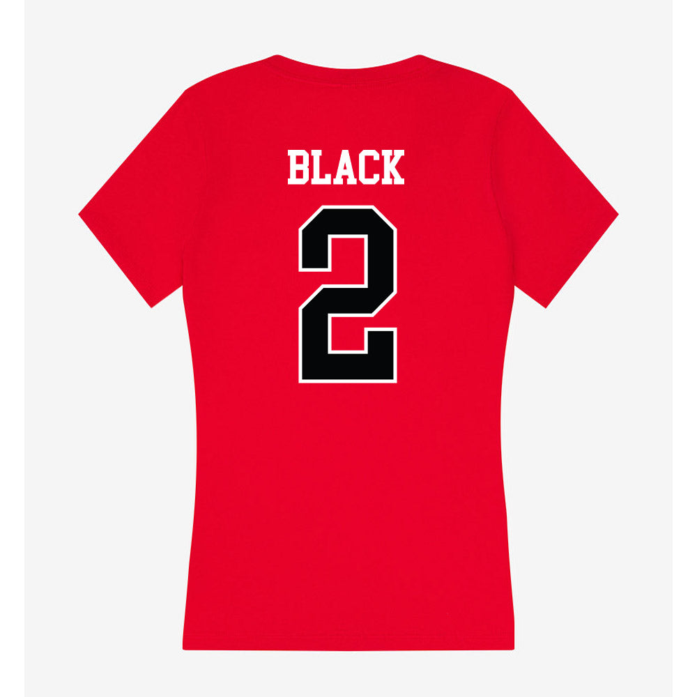 Rutgers - NCAA Football : Benjamin Black - Women's V-Neck T-Shirt-1