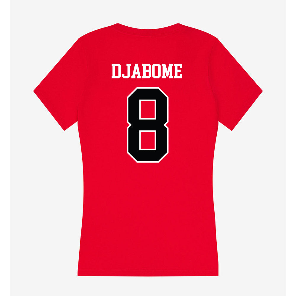 Rutgers - NCAA Football : Dariel Djabome - Women's V-Neck T-Shirt-1