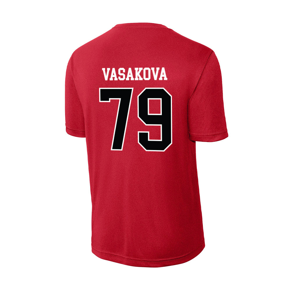 Rutgers - NCAA Women's Soccer : Adela Vasakova - Activewear T-Shirt-1