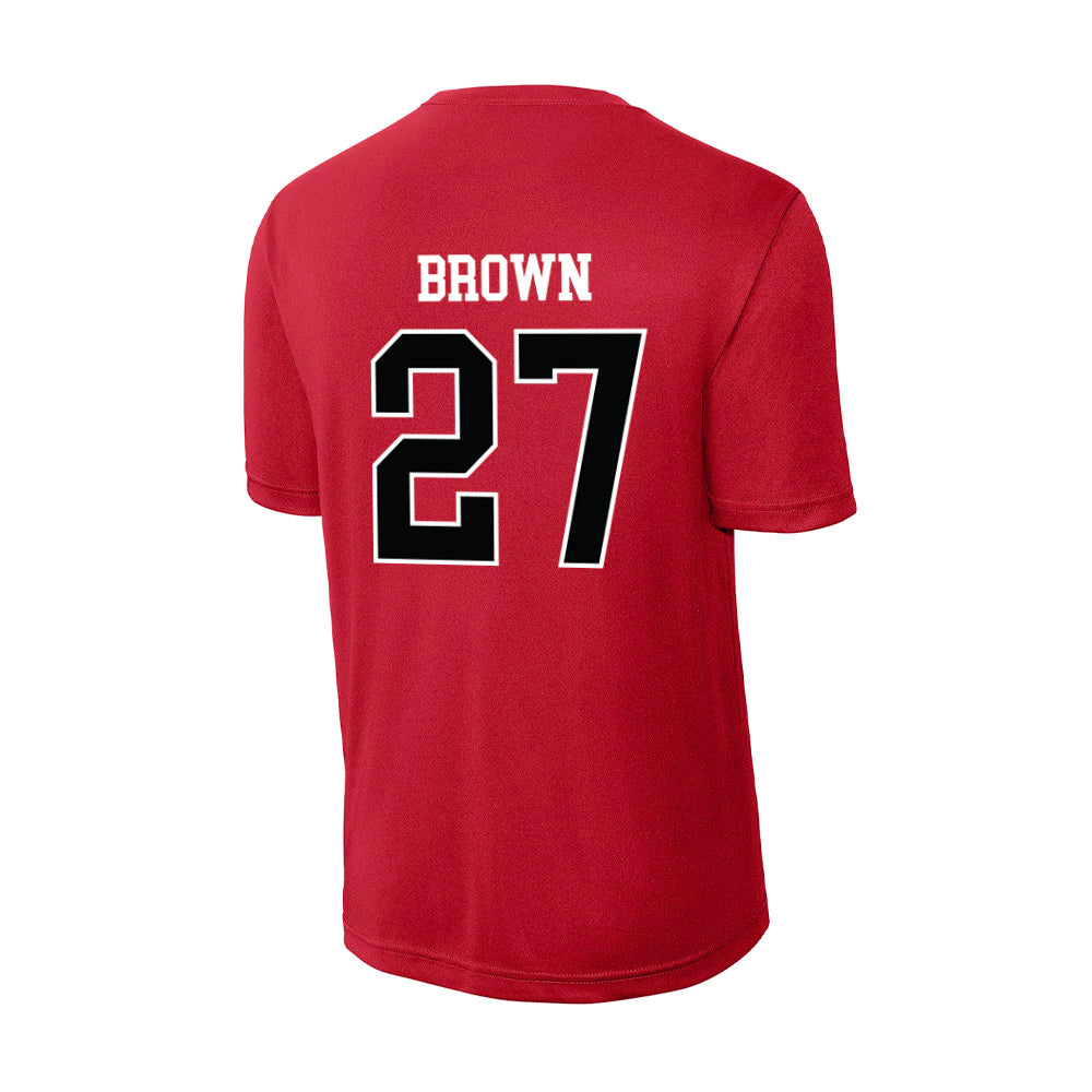 Rutgers - NCAA Football : Samuel Brown - Activewear T-Shirt-1