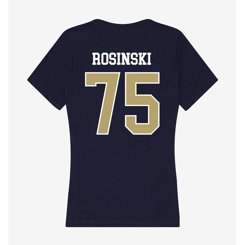 Georgia Tech - NCAA Football : Andrew Rosinski - Women's V-Neck T-Shirt-1