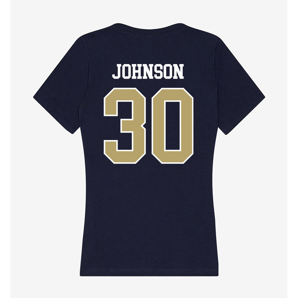 Georgia Tech - NCAA Softball : Madalyn Johnson - Women's V-Neck T-Shirt-1