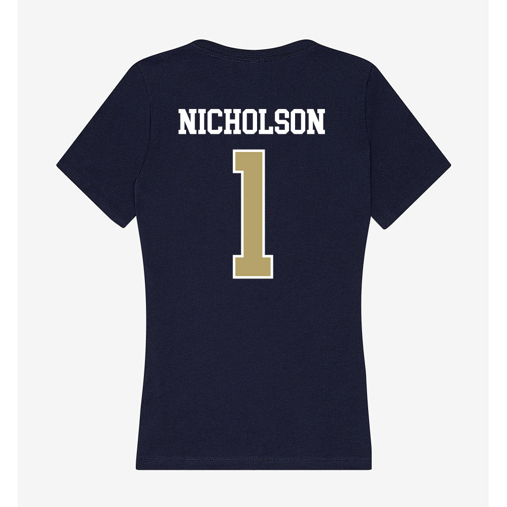 Georgia Tech - NCAA Women's Tennis : Scarlett Nicholson - Women's V-Neck T-Shirt-1