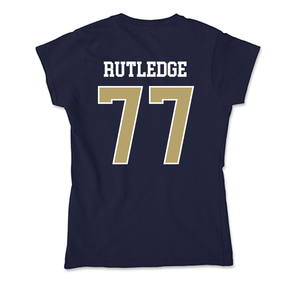 Georgia Tech - NCAA Football : Keylan Rutledge - Soft Style Women’s T-Shirt-1