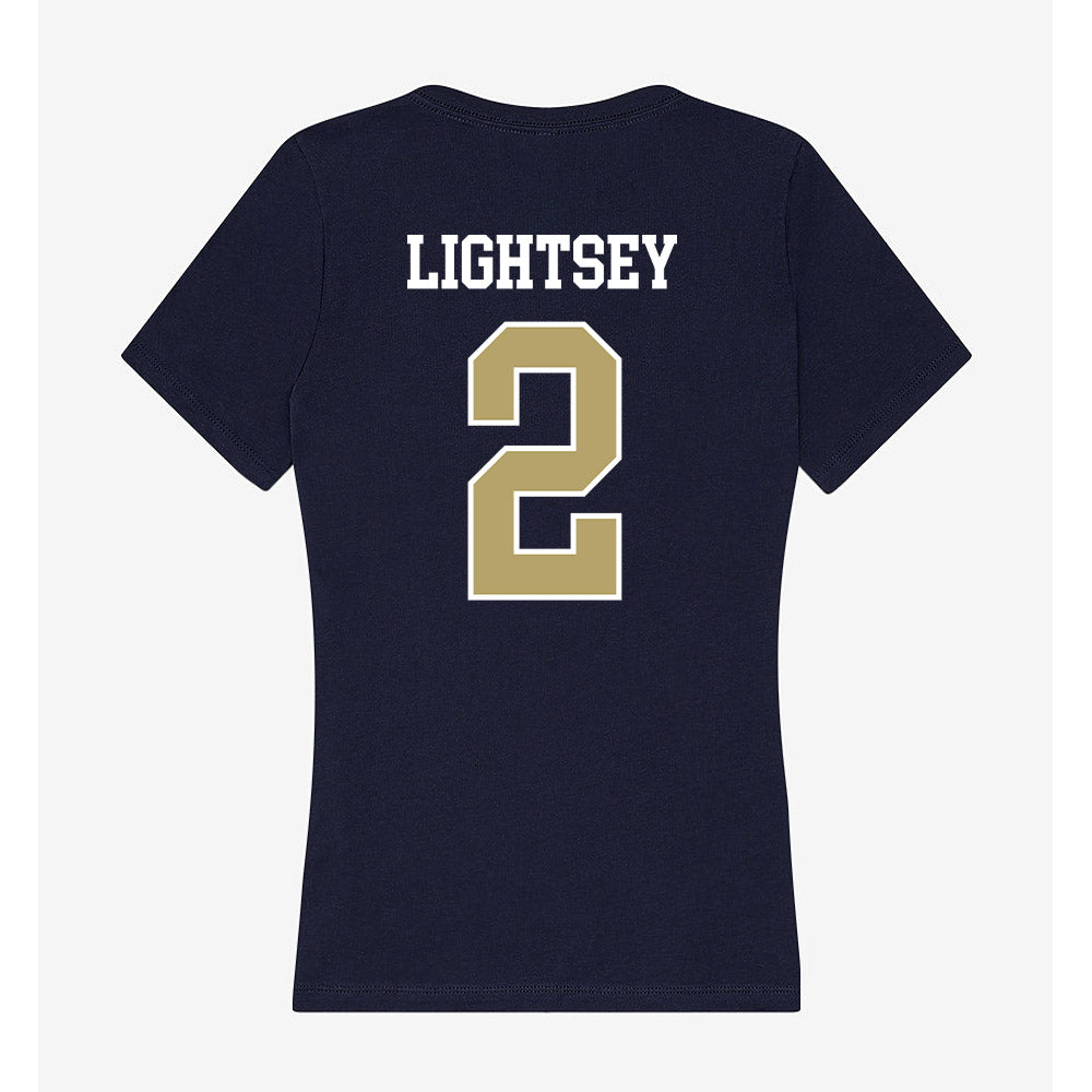 Georgia Tech - NCAA Football : Ej Lightsey - Women's V-Neck T-Shirt-1