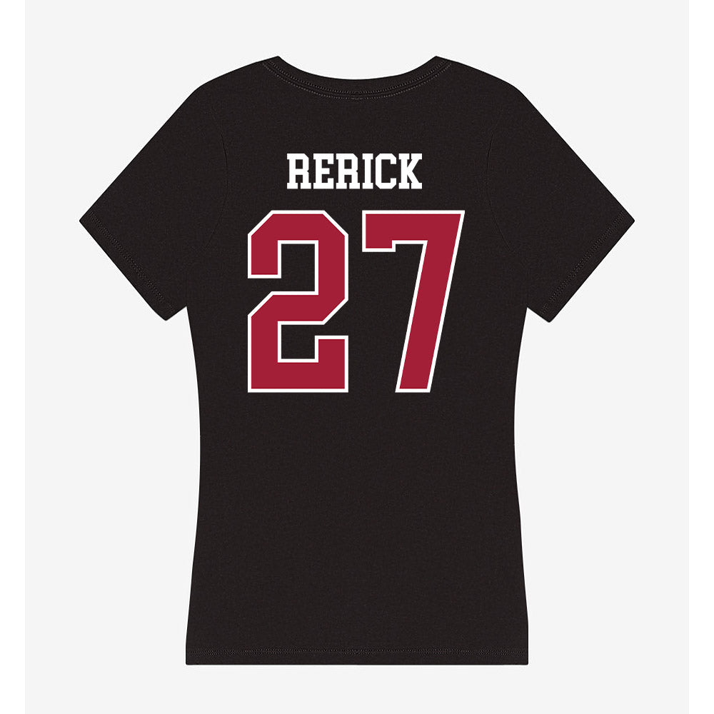 Oklahoma - NCAA Baseball : Drew Rerick - Women's V-Neck T-Shirt-1