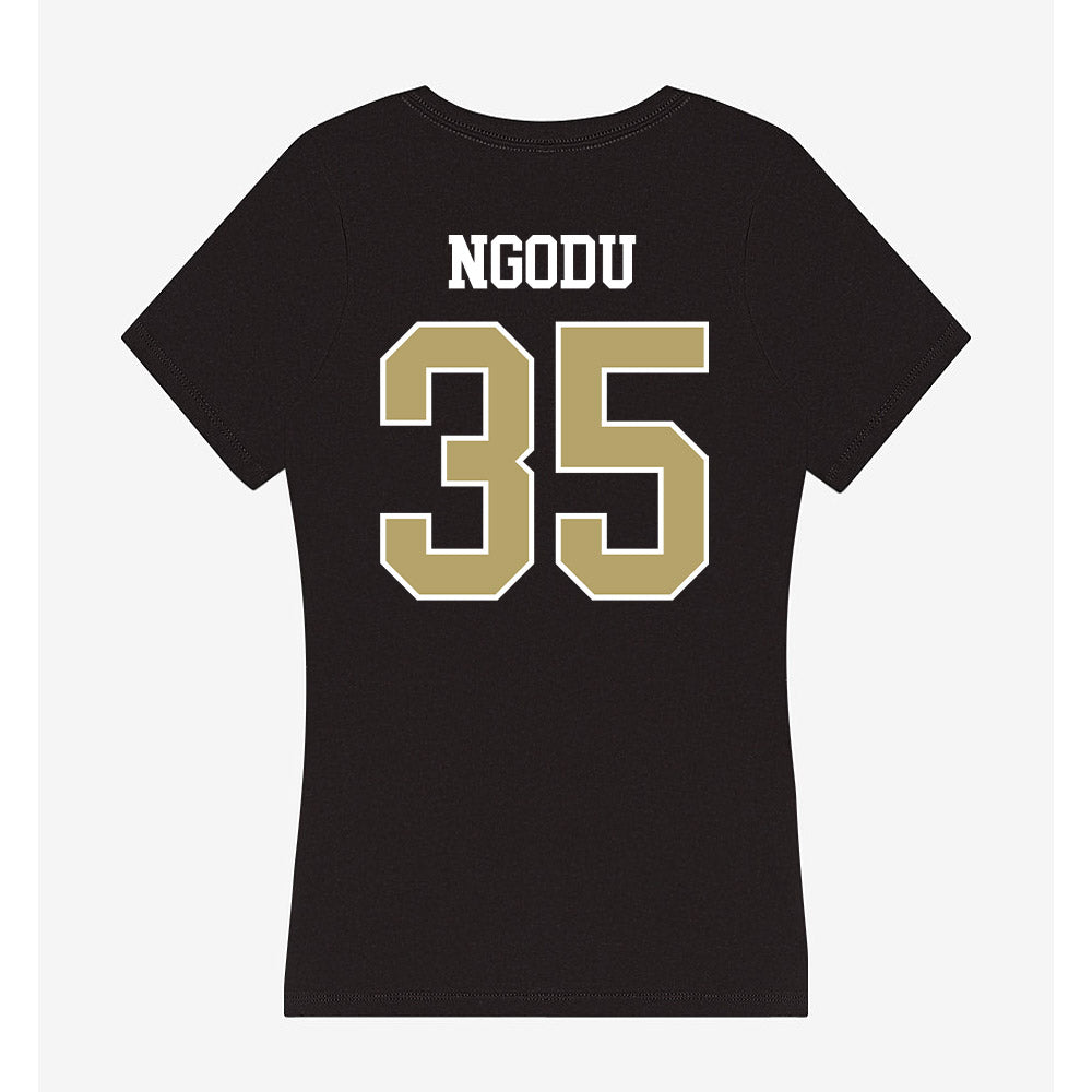 Central Florida - NCAA Women's Basketball : Khyala Ngodu - Women's V-Neck T-Shirt-1