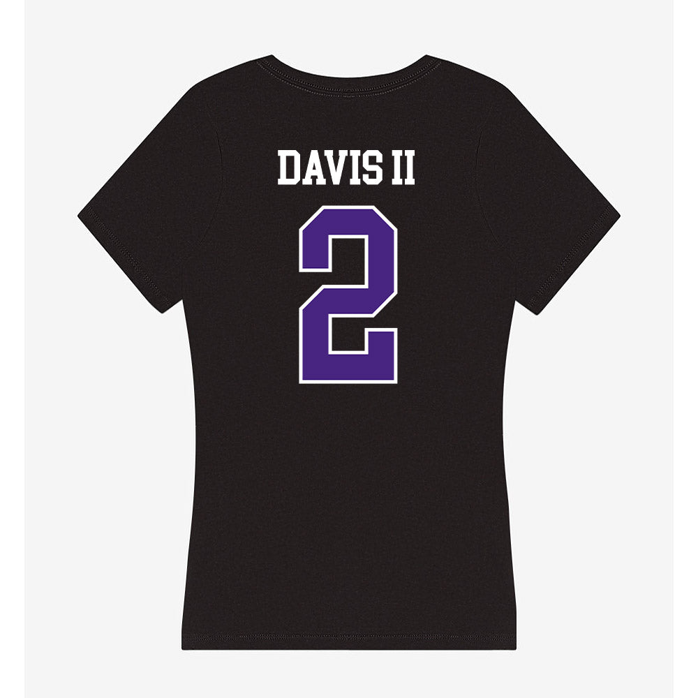 Northwestern - NCAA Football : Fred Davis II - Classic Shersey Women's V-Neck T-Shirt-1