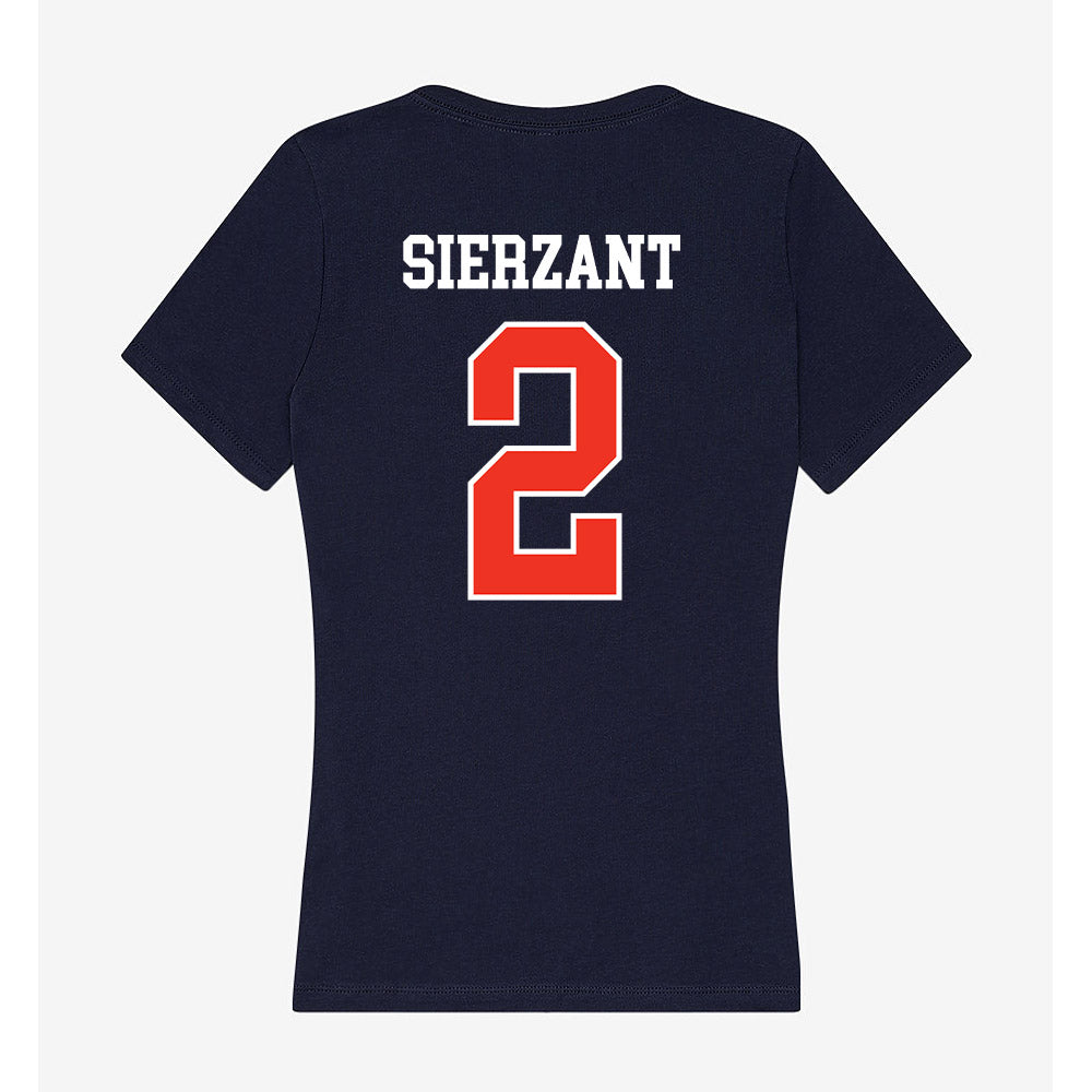 Syracuse - NCAA Women's Volleyball : Veronica Sierzant - Women's V-Neck T-Shirt-1
