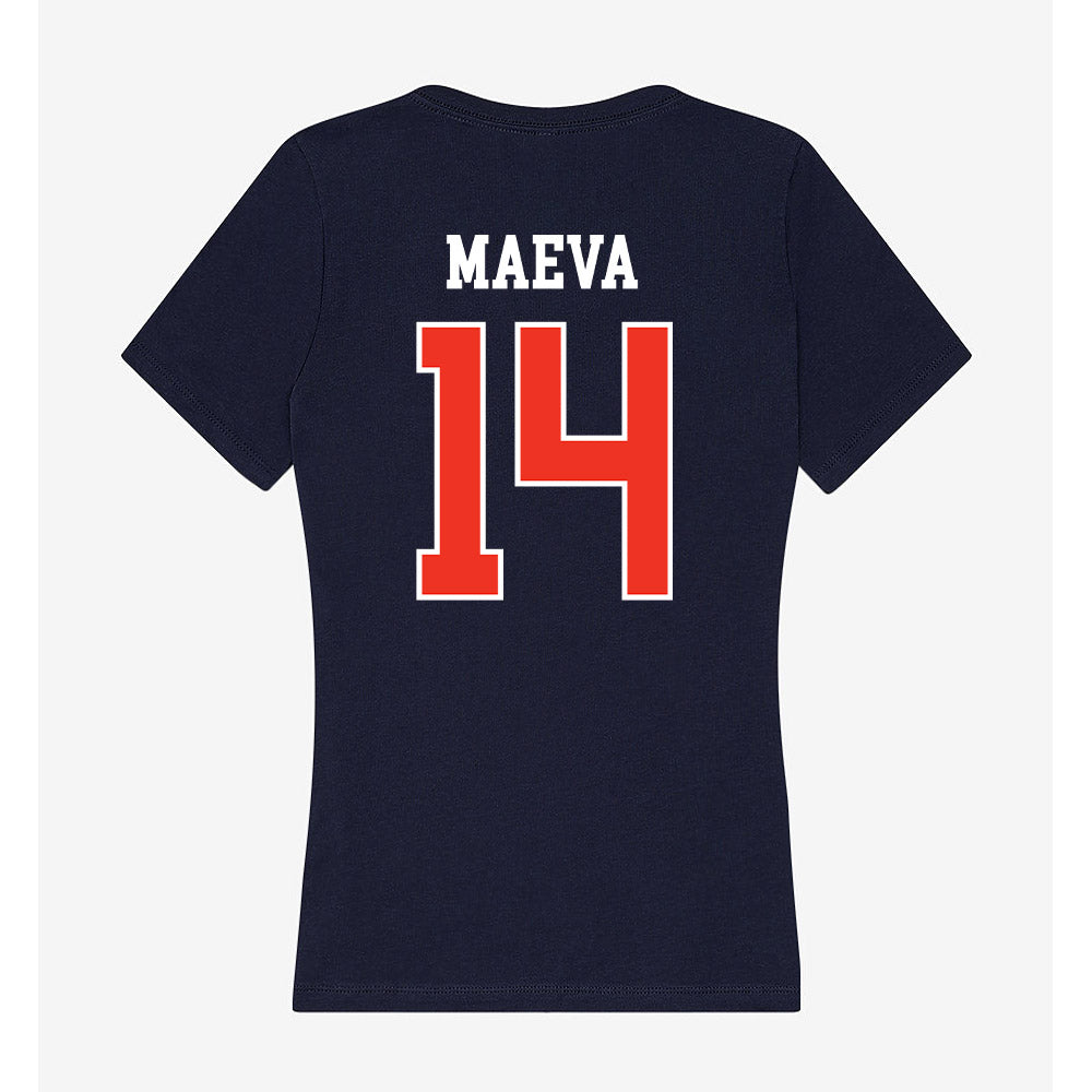 Syracuse - NCAA Women's Volleyball : Tehya Maeva - Women's V-Neck T-Shirt-1