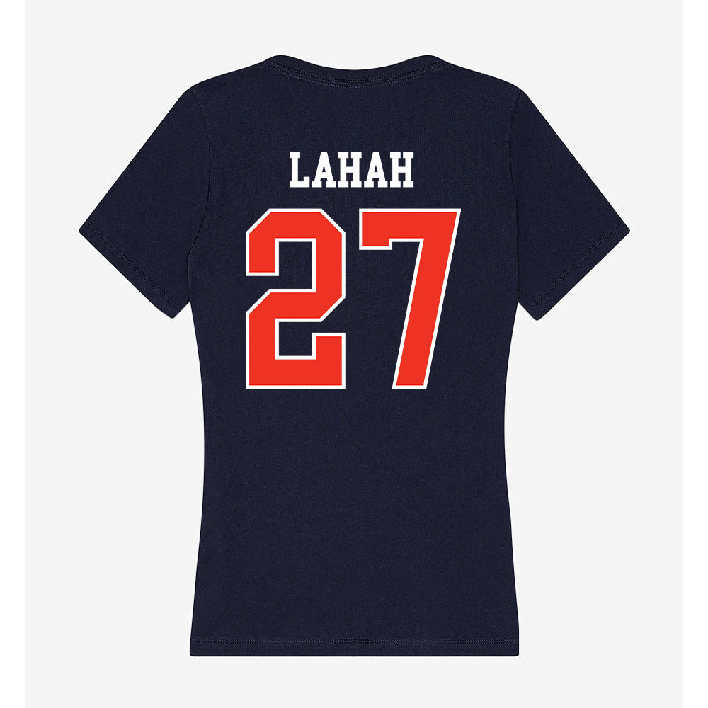 Syracuse - NCAA Women's Lacrosse : Izzy Lahah - Women's V-Neck T-Shirt-1