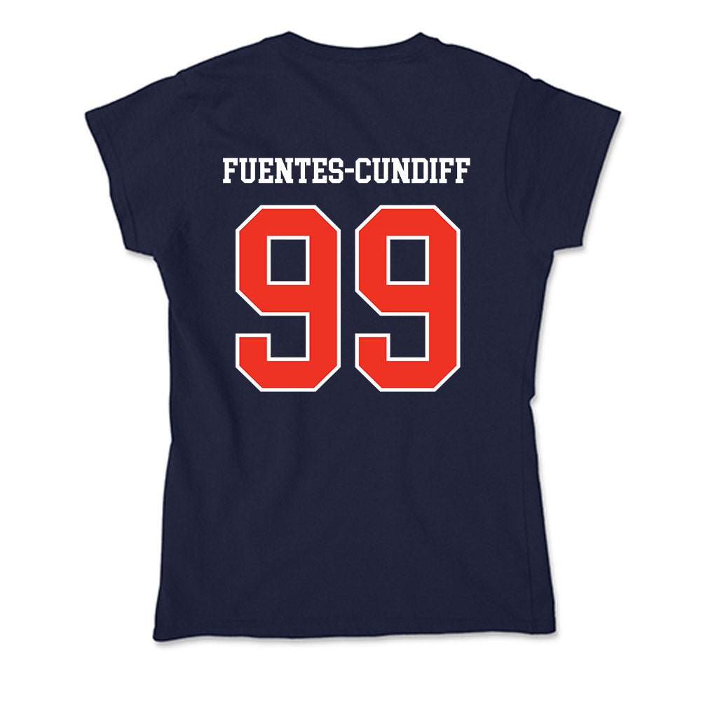 Syracuse - NCAA Football : Elijah Fuentes-Cundiff - Soft Style Women’s T-Shirt-1