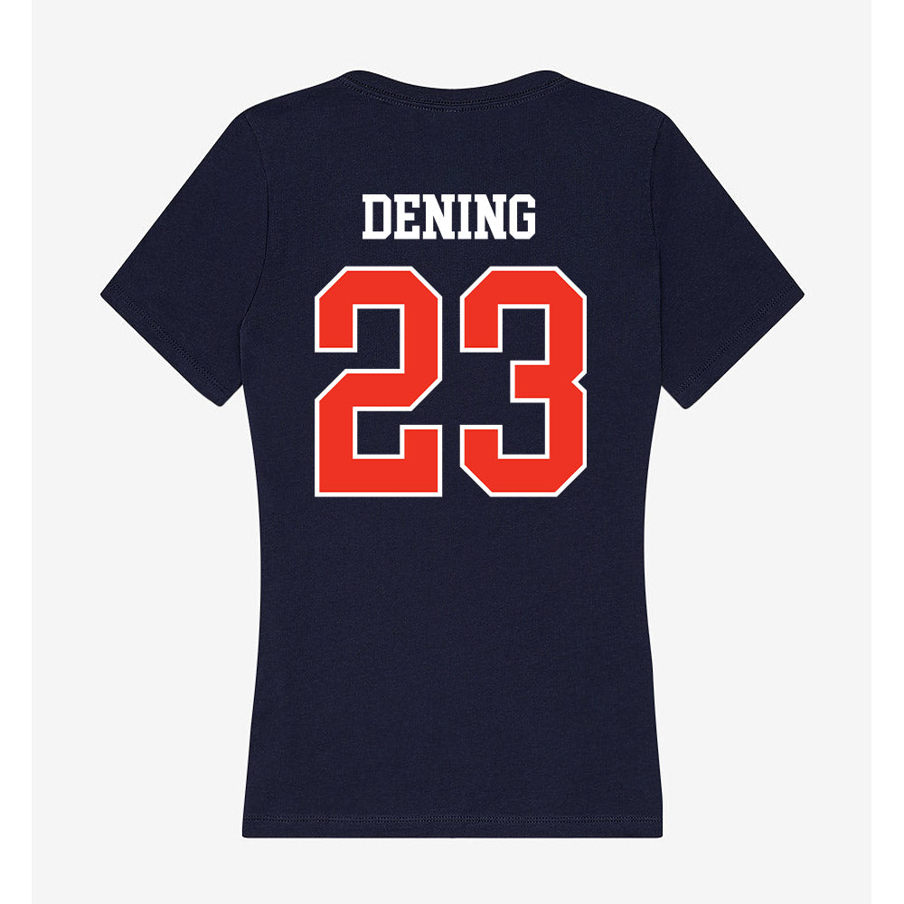 Syracuse - NCAA Women's Soccer : Julia Dening - Women's V-Neck T-Shirt-1