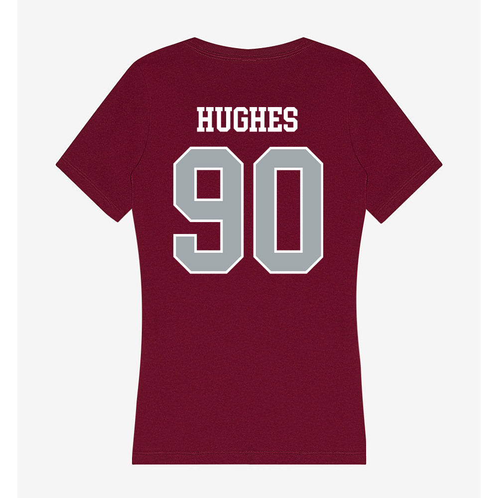 WSU - NCAA Football : Michael Hughes - Women's V-Neck T-Shirt-1