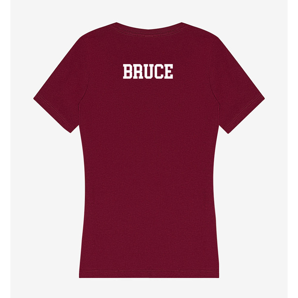 WSU - NCAA Men's Track & Field : Evan Bruce - Women's V-Neck T-Shirt-1