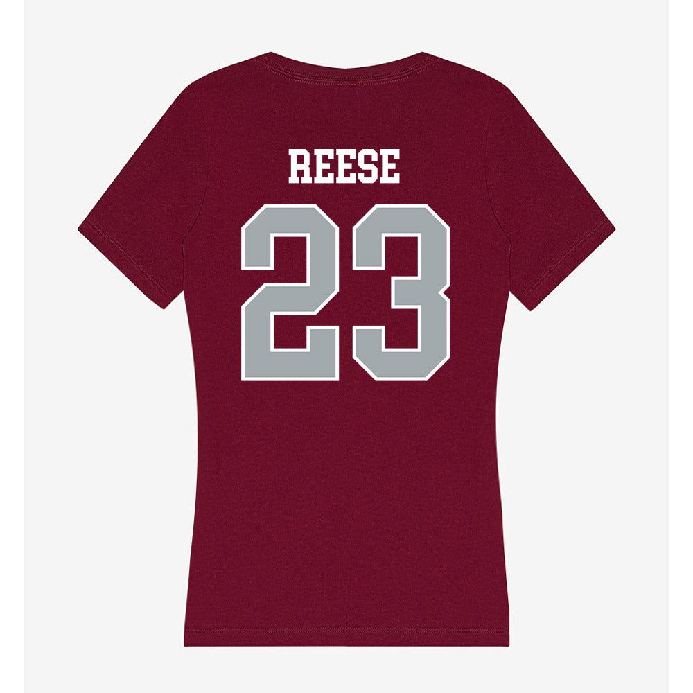 WSU - NCAA Women's Soccer : Ashle Reese - Women's V-Neck T-Shirt-1