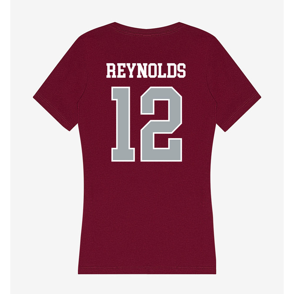 WSU - NCAA Football : Carsten Reynolds - Women's V-Neck T-Shirt-1