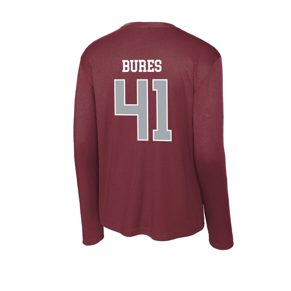 WSU - NCAA Football : Sean Bures - Activewear Long Sleeve T-Shirt-1