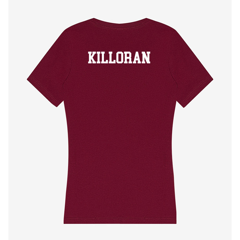 WSU - NCAA Women's Swimming & Diving : Lorelai Killoran - Women's V-Neck T-Shirt-1