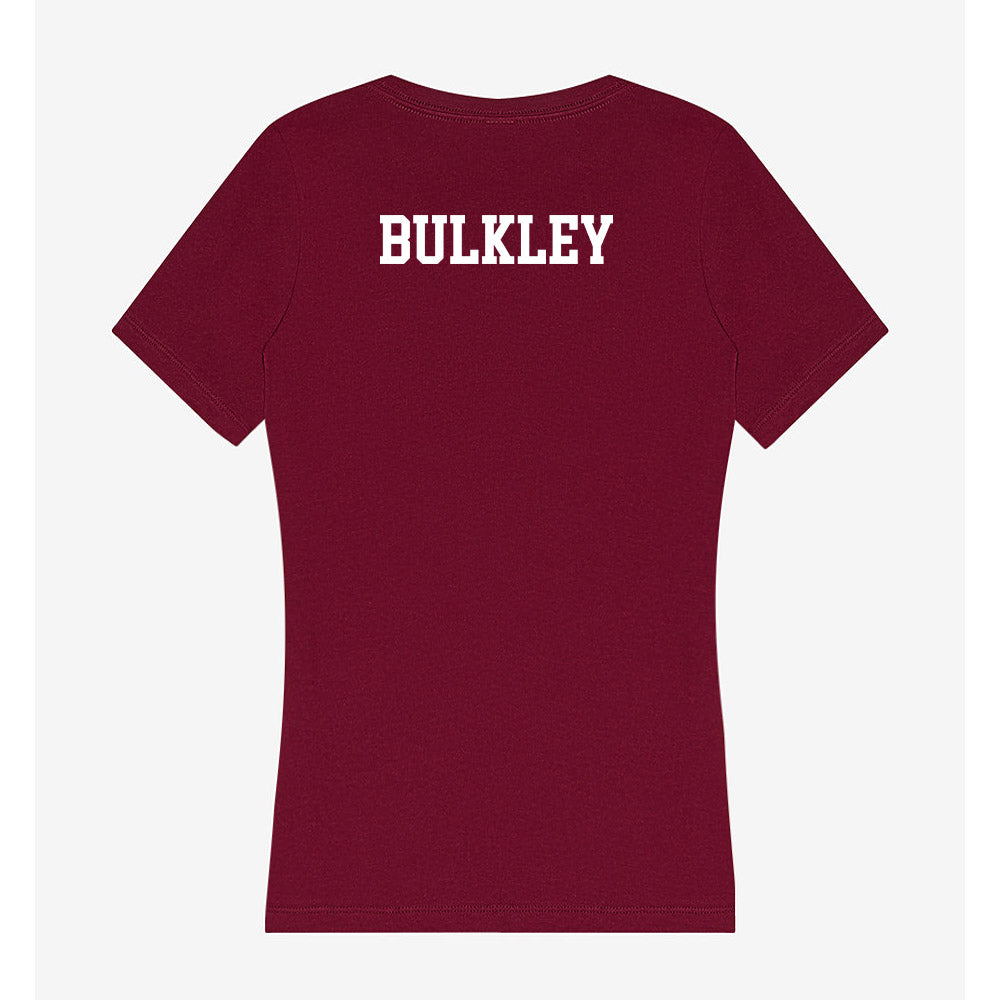 WSU - NCAA Women's Swimming & Diving : Avery Bulkley - Women's V-Neck T-Shirt-1