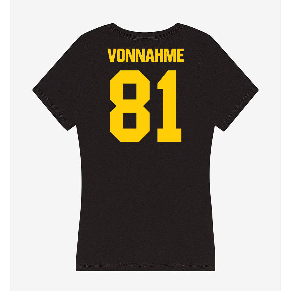 Iowa - NCAA Football : DJ Vonnahme - Women's V-Neck T-Shirt-1