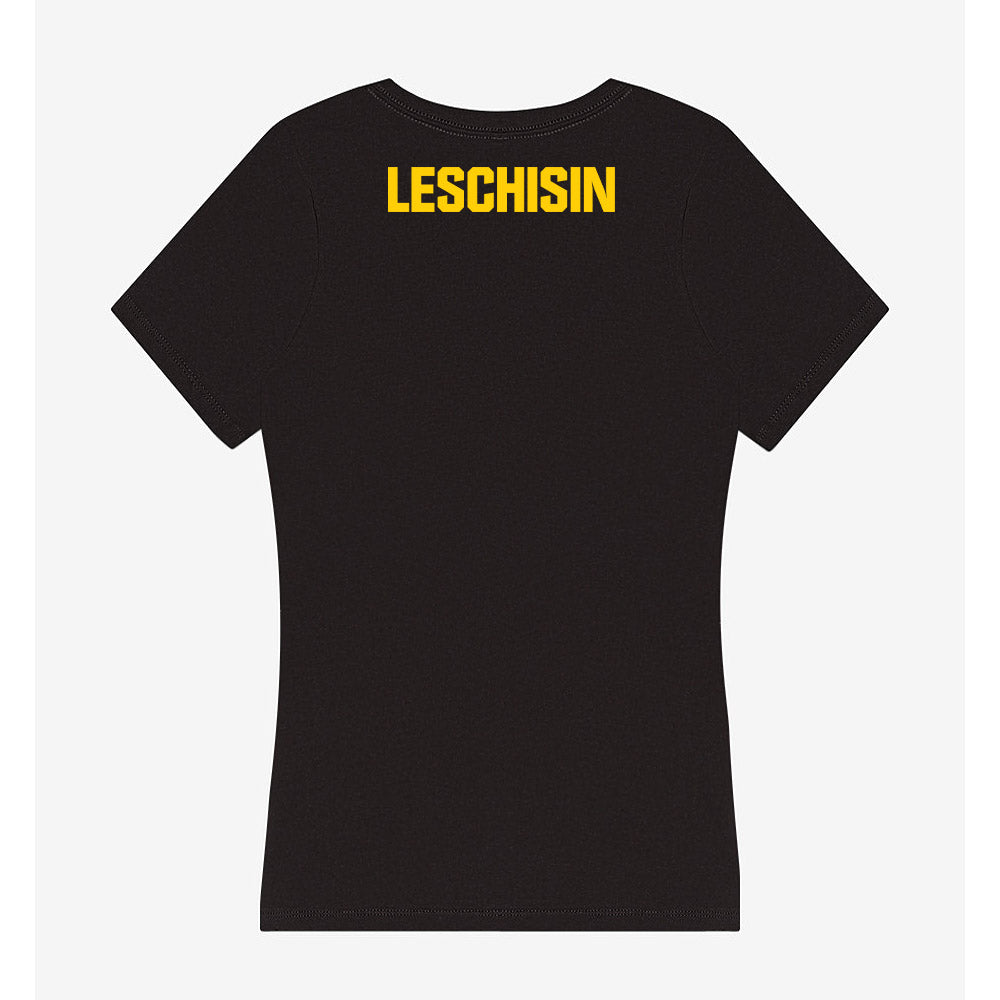 Iowa - NCAA Women's Rowing : Olivia Leschisin - Women's V-Neck T-Shirt-1