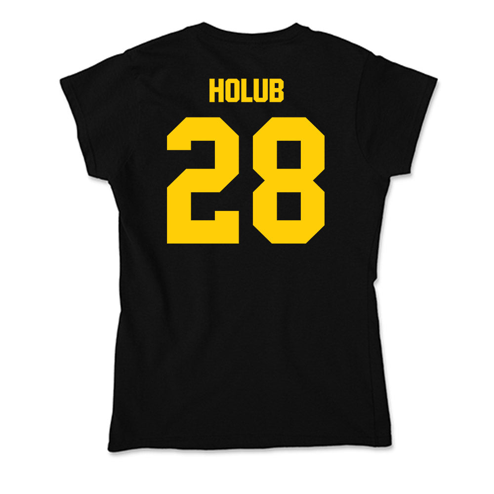 Iowa - NCAA Baseball : Andrew Holub - Soft Style Women’s T-Shirt-1