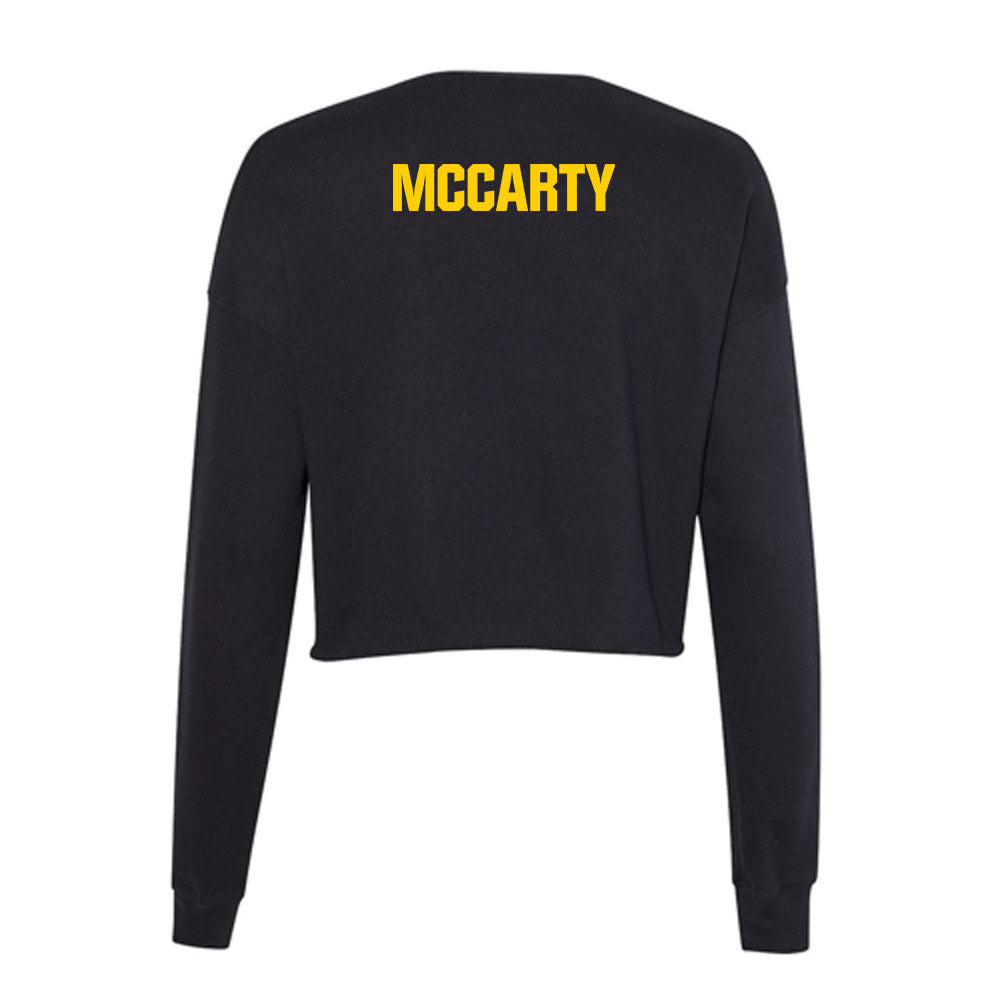 Iowa - NCAA Men's Golf : Jack McCarty - Women's Cropped Crew Fleece-1
