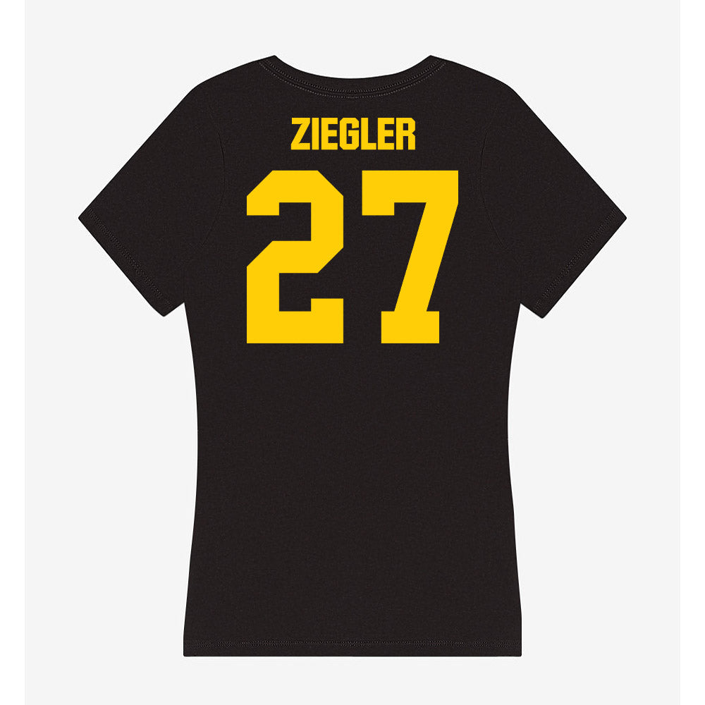 Iowa - NCAA Baseball : Jaylen Ziegler - Women's V-Neck T-Shirt-1
