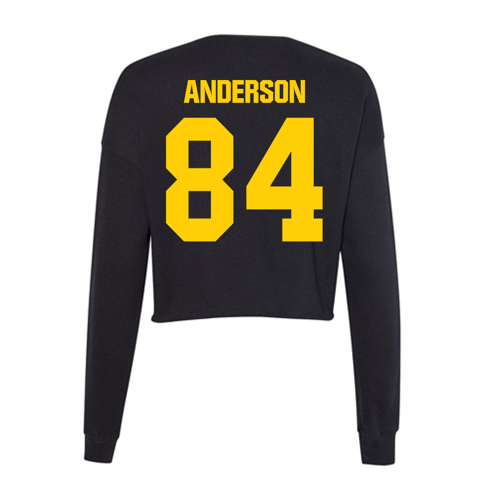 Iowa - NCAA Football : Joseph Anderson - Women's Cropped Crew Fleece-1