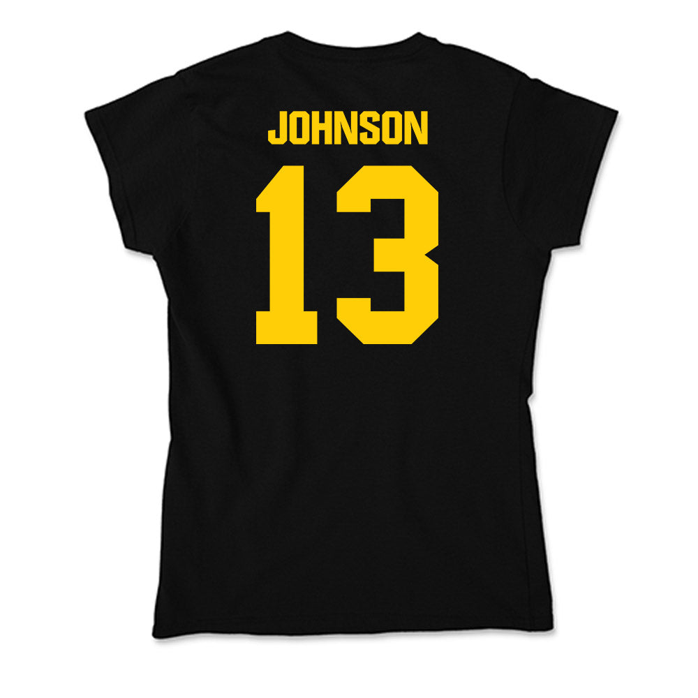 Iowa - NCAA Women's Basketball : Kennise Johnson - Soft Style Women’s T-Shirt-1