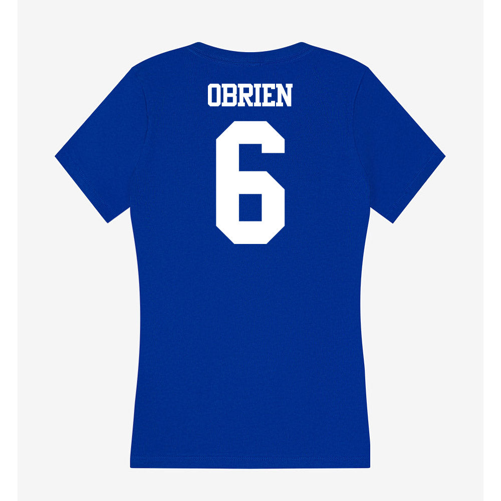 Kentucky - NCAA Women's Volleyball : Kassie OBrien - Women's V-Neck T-Shirt-1