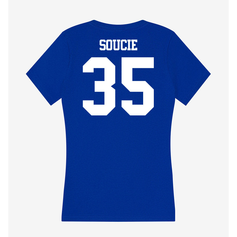 Kentucky - NCAA Baseball : Jackson Soucie - Women's V-Neck T-Shirt-1