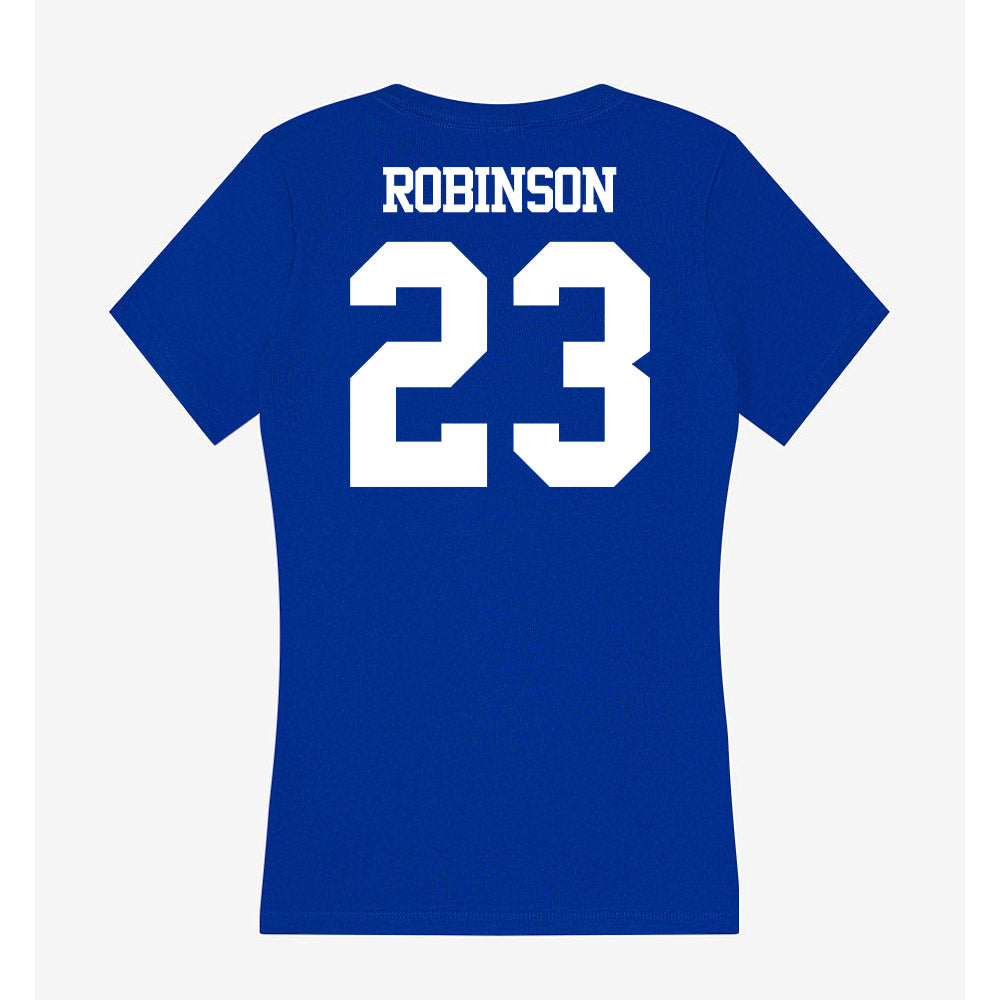 Kentucky - NCAA Football : Brian Robinson - Women's V-Neck T-Shirt-1