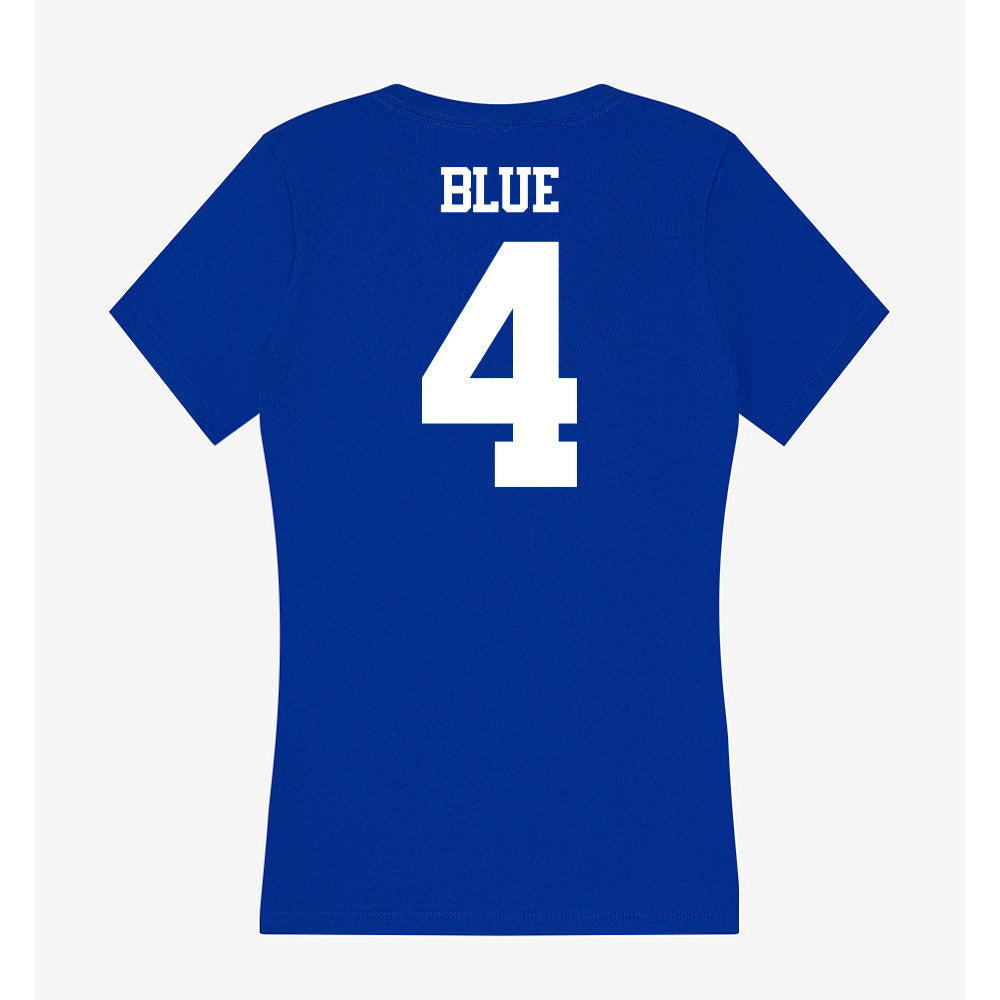 Kentucky - NCAA Women's Basketball : Lexi Blue - Women's V-Neck T-Shirt-1