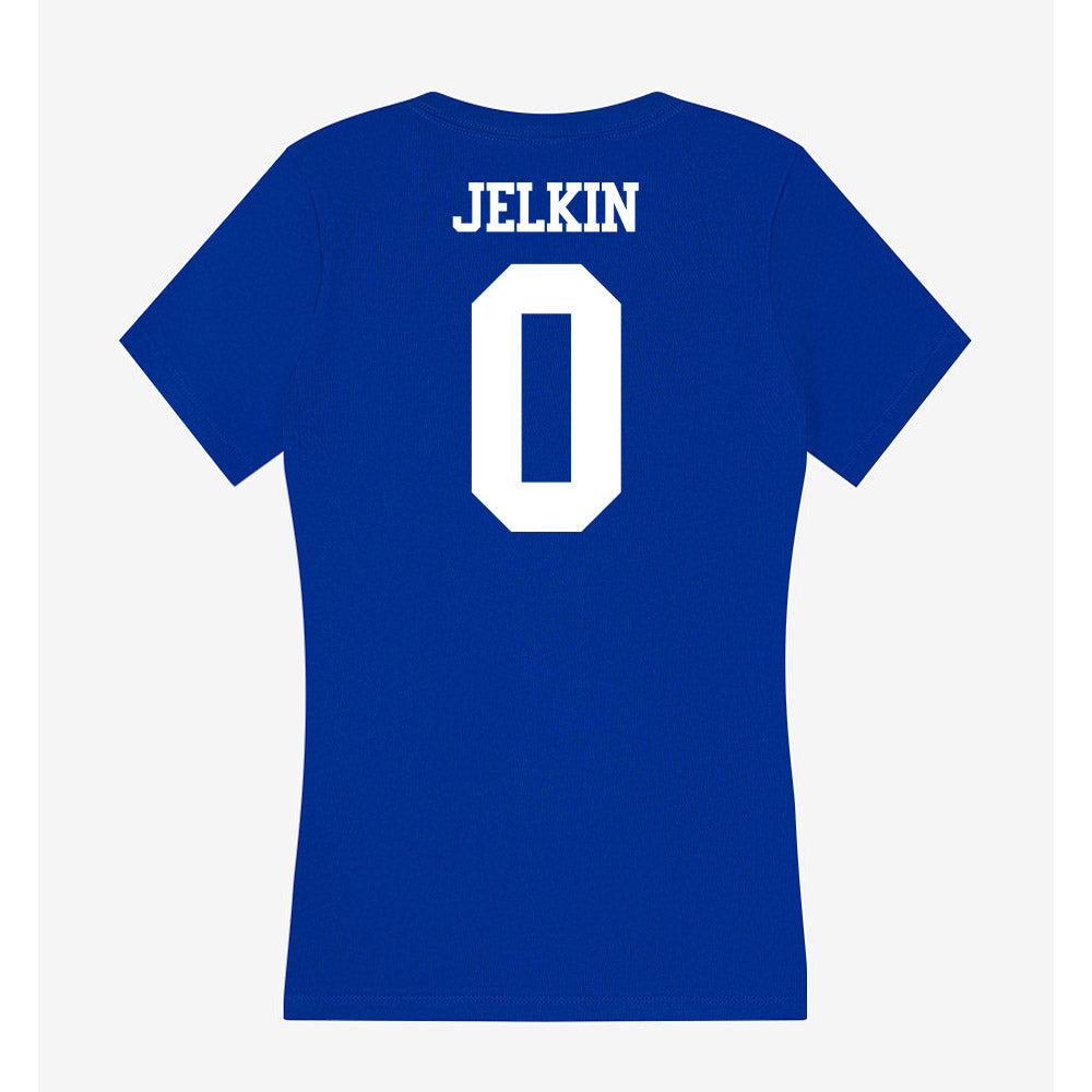 Kentucky - NCAA Baseball : Jaxon Jelkin - Women's V-Neck T-Shirt-1