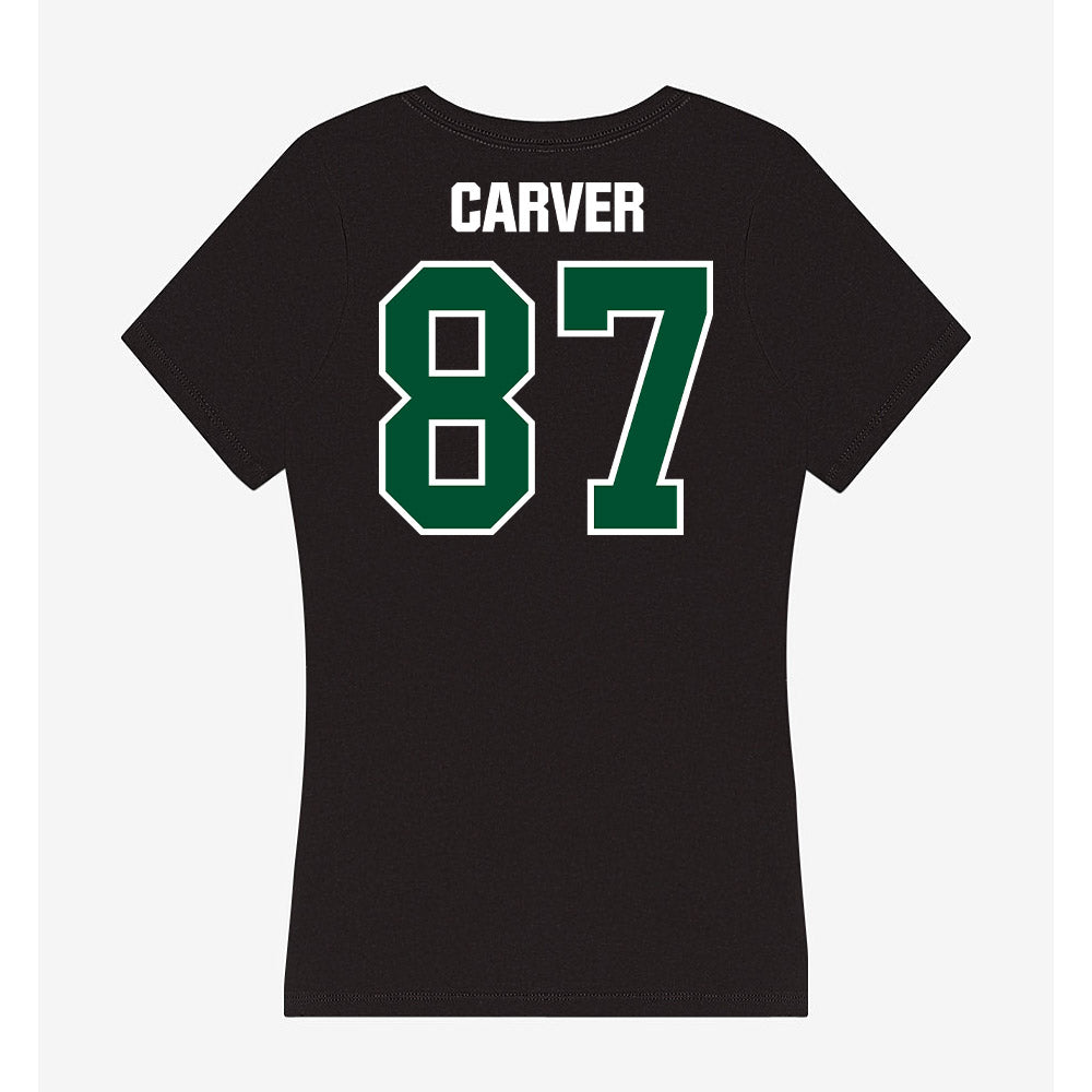 Miami - NCAA Football : Hunter Carver - Women's V-Neck T-Shirt-1