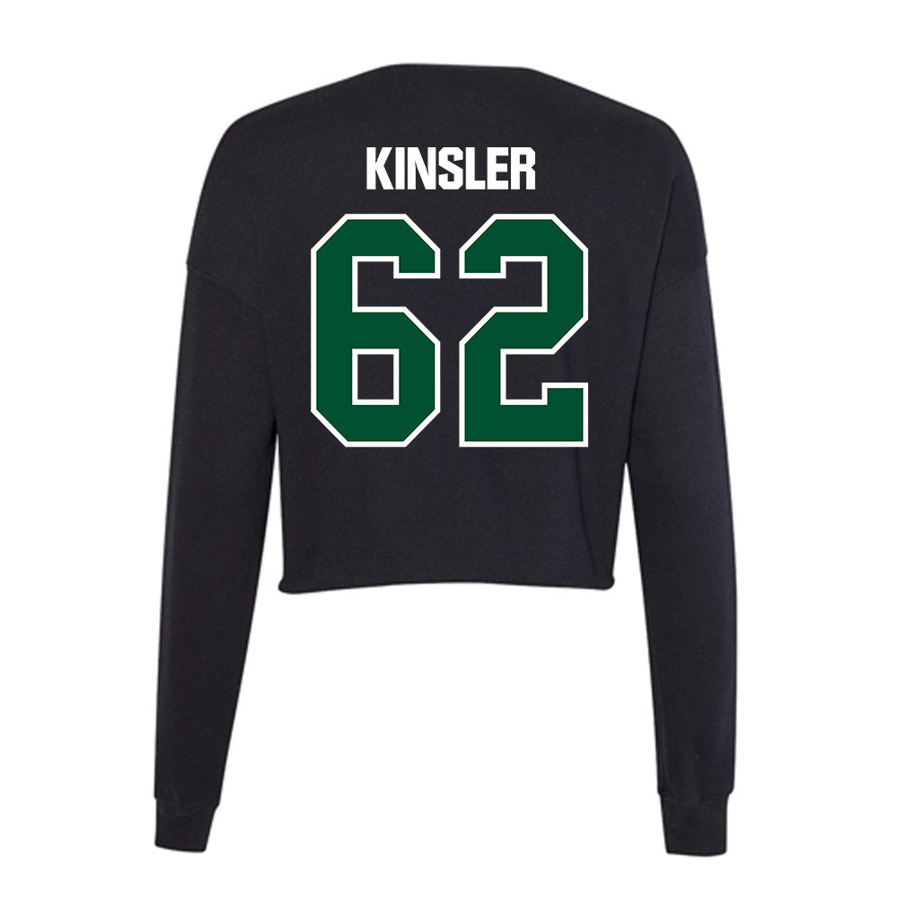 Miami - NCAA Football : Tommy Kinsler - Women's Cropped Crew Fleece-1