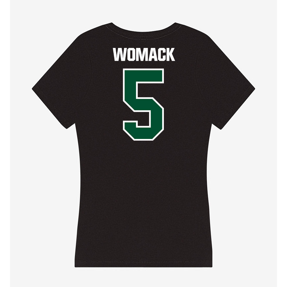 Miami - NCAA Women's Soccer : Jordyn Womack - Women's V-Neck T-Shirt-1