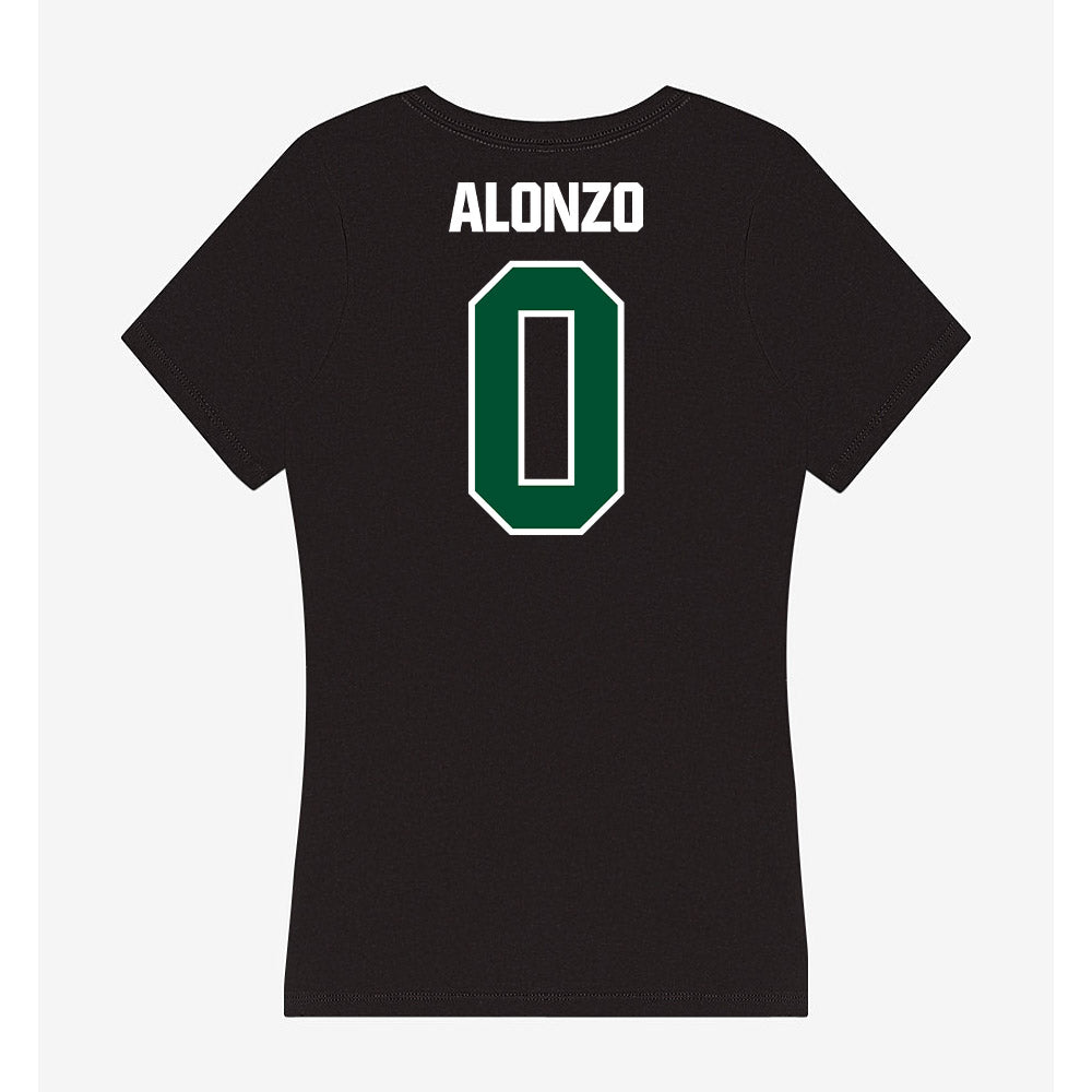 Miami - NCAA Women's Soccer : Vikki Alonzo - Women's V-Neck T-Shirt-1