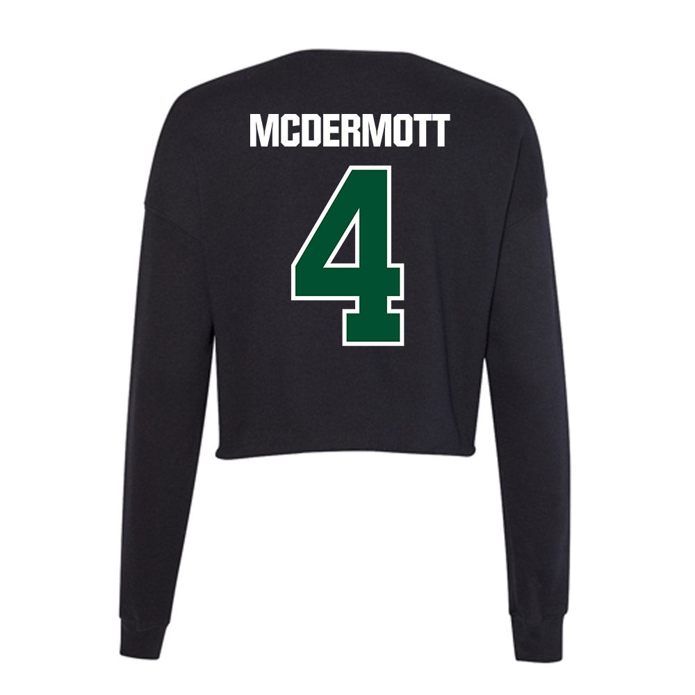 Miami - Women's Volleyball Alumni : Brooke McDermott - Women's Cropped Crew Fleece-1