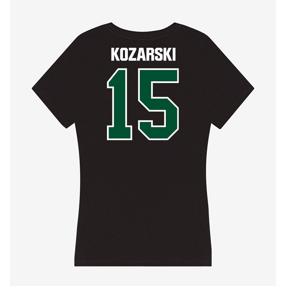 Miami - NCAA Women's Soccer : Gisselle Kozarski - Women's V-Neck T-Shirt-1