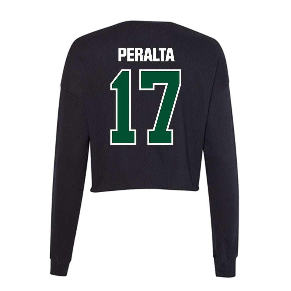 Miami - NCAA Baseball : Fabio Peralta - Women's Cropped Crew Fleece-1