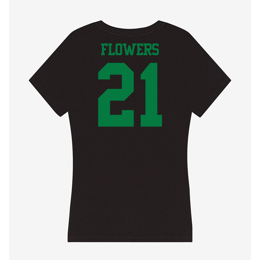 Oregon - NCAA Football : Aaron Flowers - Women's V-Neck T-Shirt-1